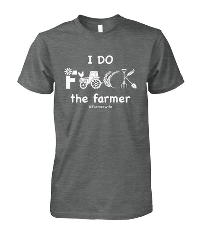 I do f.ck the farmer  - Men's and Women's t-shirt , Vneck, Hoodies - myfunfarm - clothing acceessories shoes for cow lovers, pig, horse, cat, sheep, dog, chicken, goat farmer