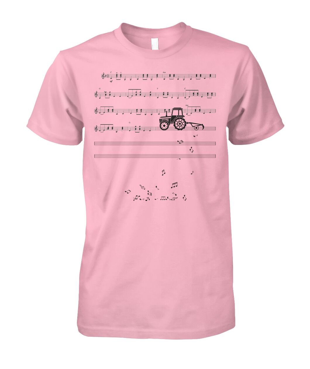 Sheet music tractor - t-shirt, Hoodies