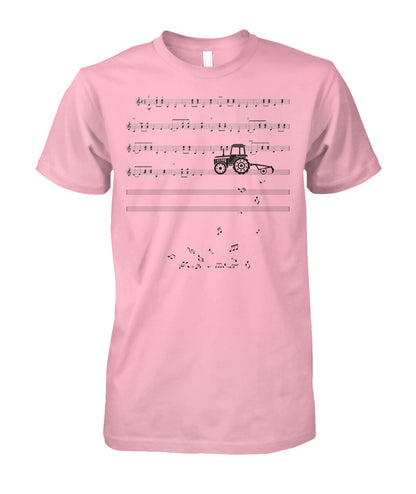 Sheet music tractor - t-shirt, Hoodies