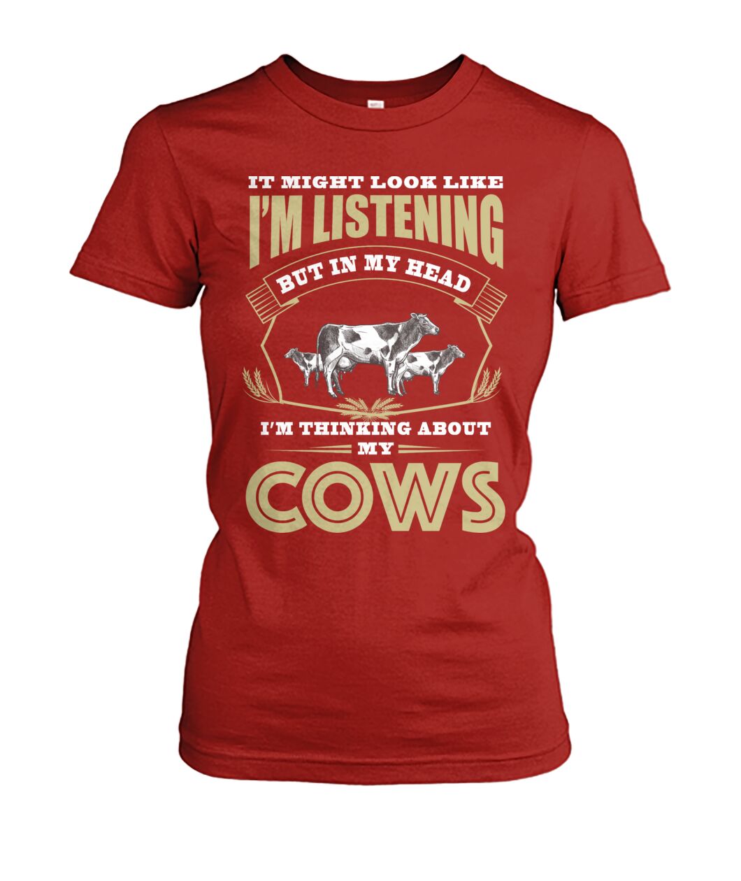 i might look like i'm listening  - Men's and Women's t-shirt , Vneck, Hoodies - myfunfarm - clothing acceessories shoes for cow lovers, pig, horse, cat, sheep, dog, chicken, goat farmer