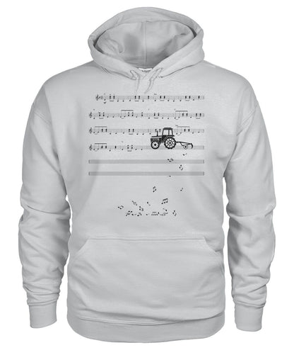 Sheet music tractor - t-shirt, Hoodies