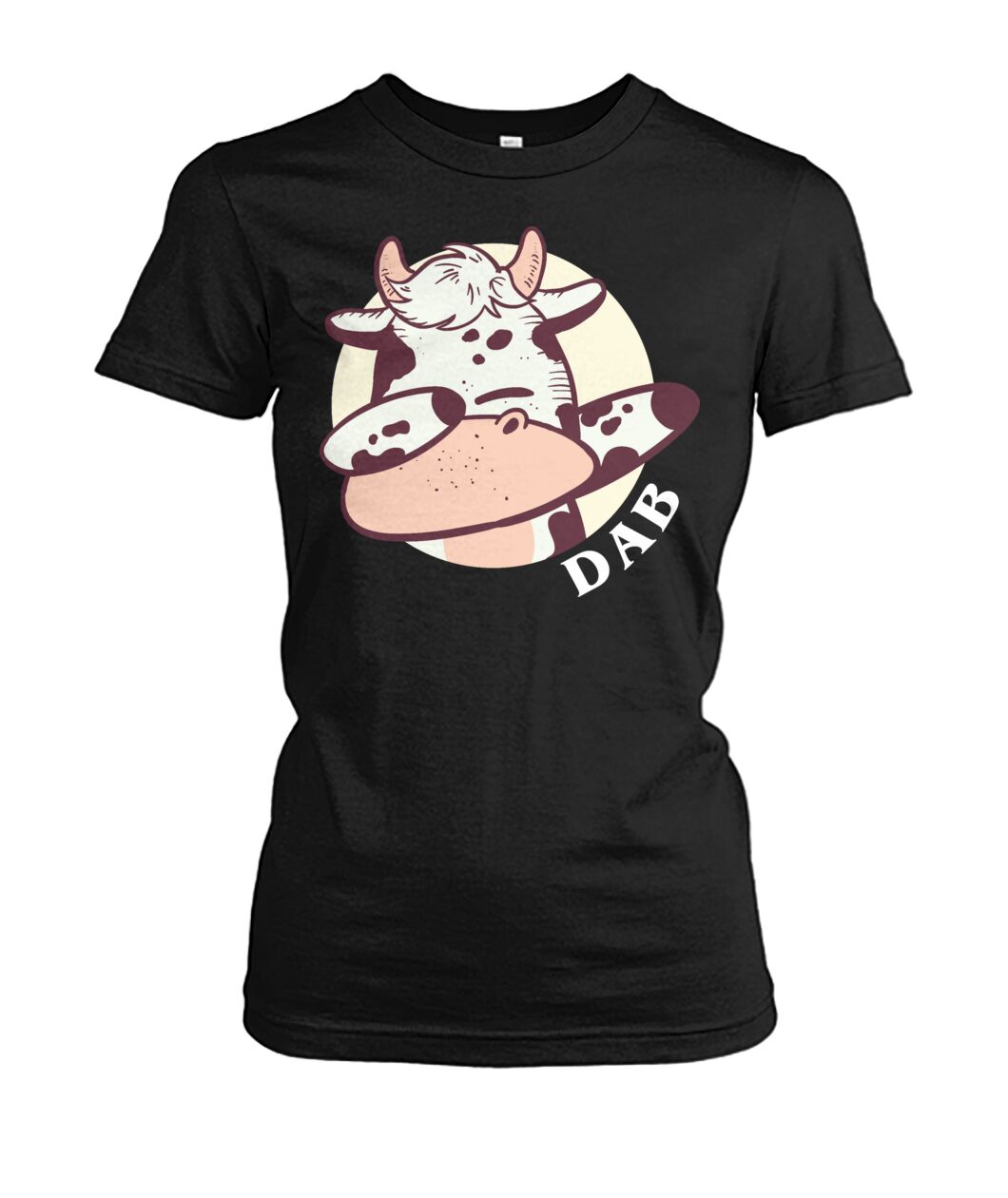 DAB funny cow - Men's and Women's t-shirt , Vneck, Hoodies - myfunfarm - clothing acceessories shoes for cow lovers, pig, horse, cat, sheep, dog, chicken, goat farmer