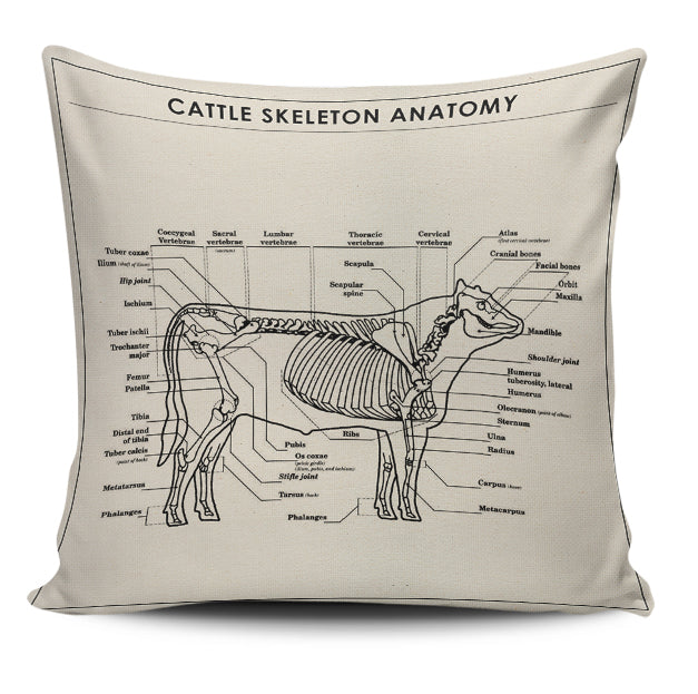 Cattle Knowledge - Pillow case - myfunfarm