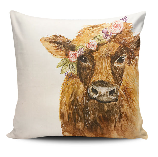 Highland cattle painting print sk00020 Custom  Pillow Case - myfunfarm