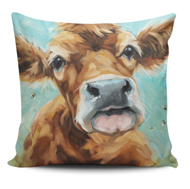Cow painting print sk00010 Custom  Pillow Case - myfunfarm