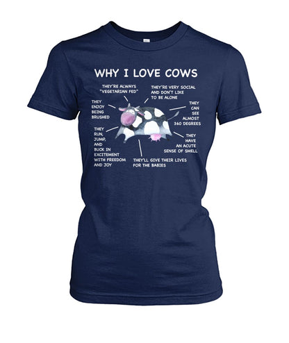 Why i love cows - funny design unisex  t-shirt , Hoodies