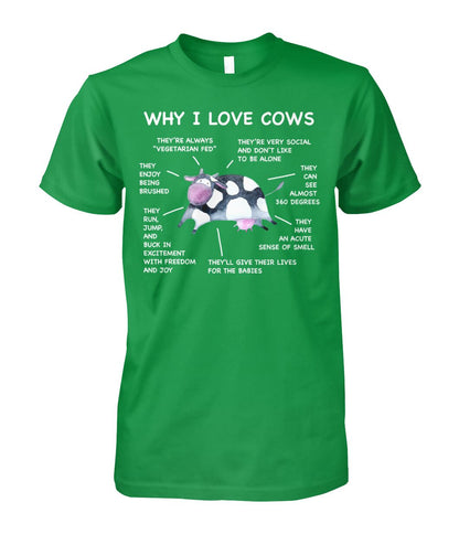 Why i love cows - funny design unisex  t-shirt , Hoodies