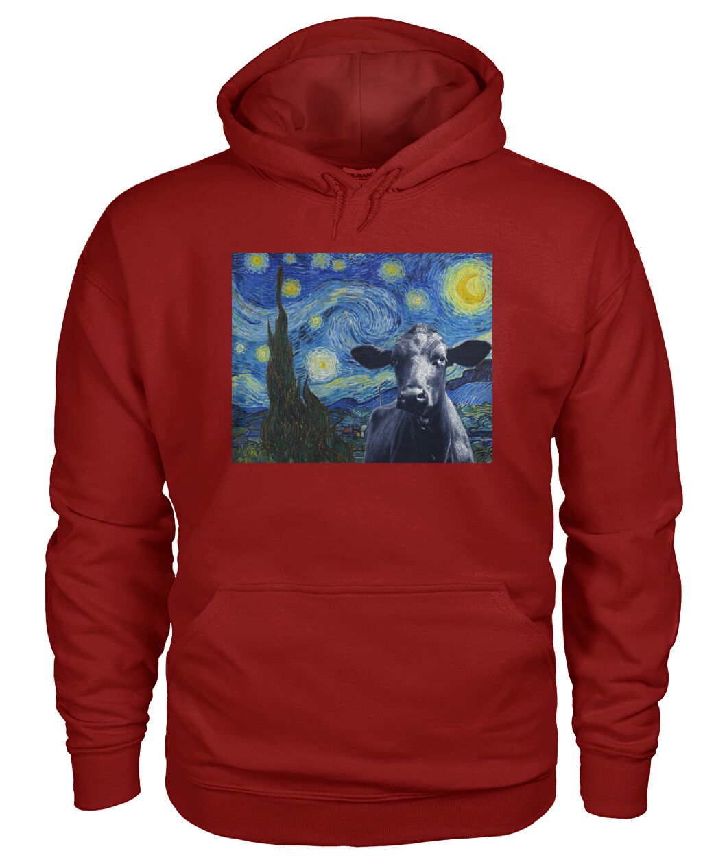 Van-gogh-painting Angus black - Men's and Women's t-shirt , Vneck, Hoodies - myfunfarm - clothing acceessories shoes for cow lovers, pig, horse, cat, sheep, dog, chicken, goat farmer