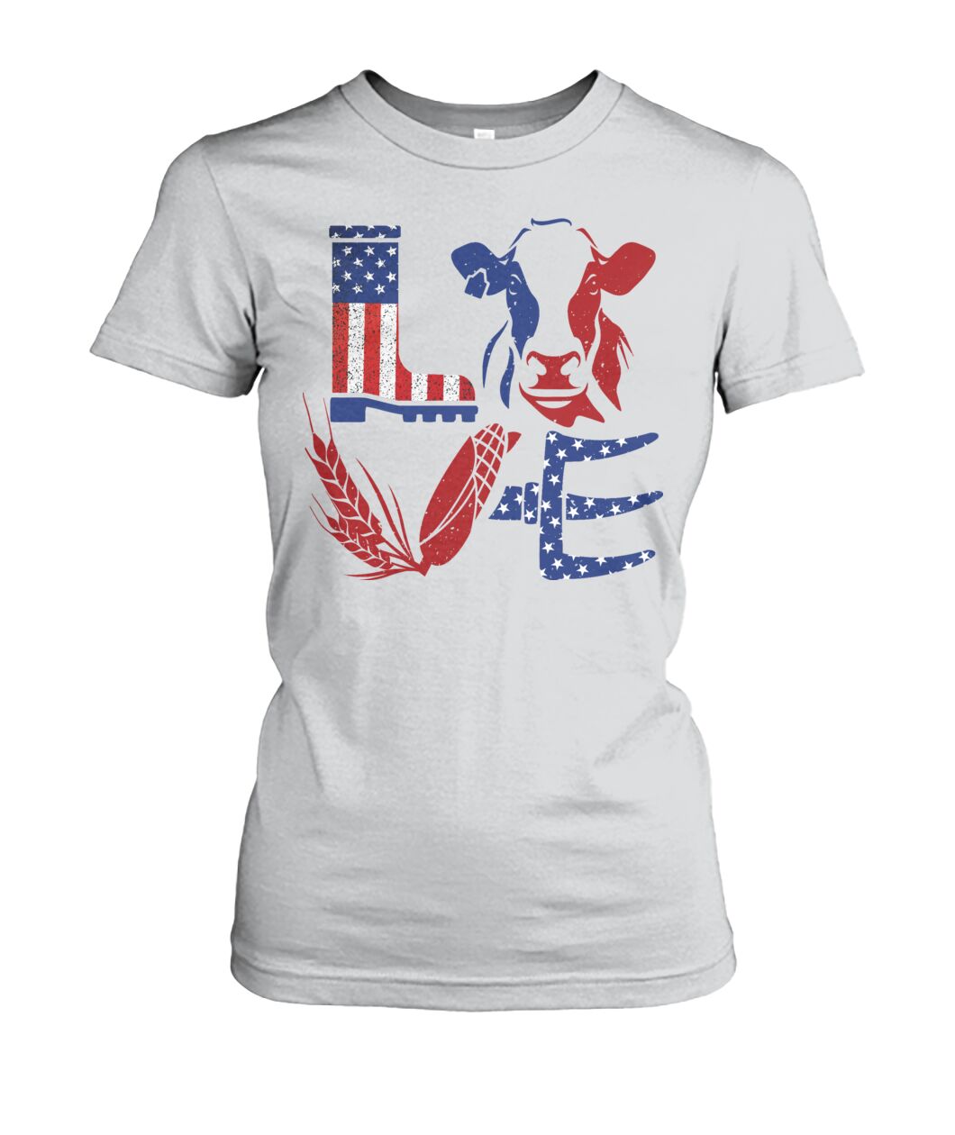 Love Cow USA  - design unisex  t-shirt , Hoodies