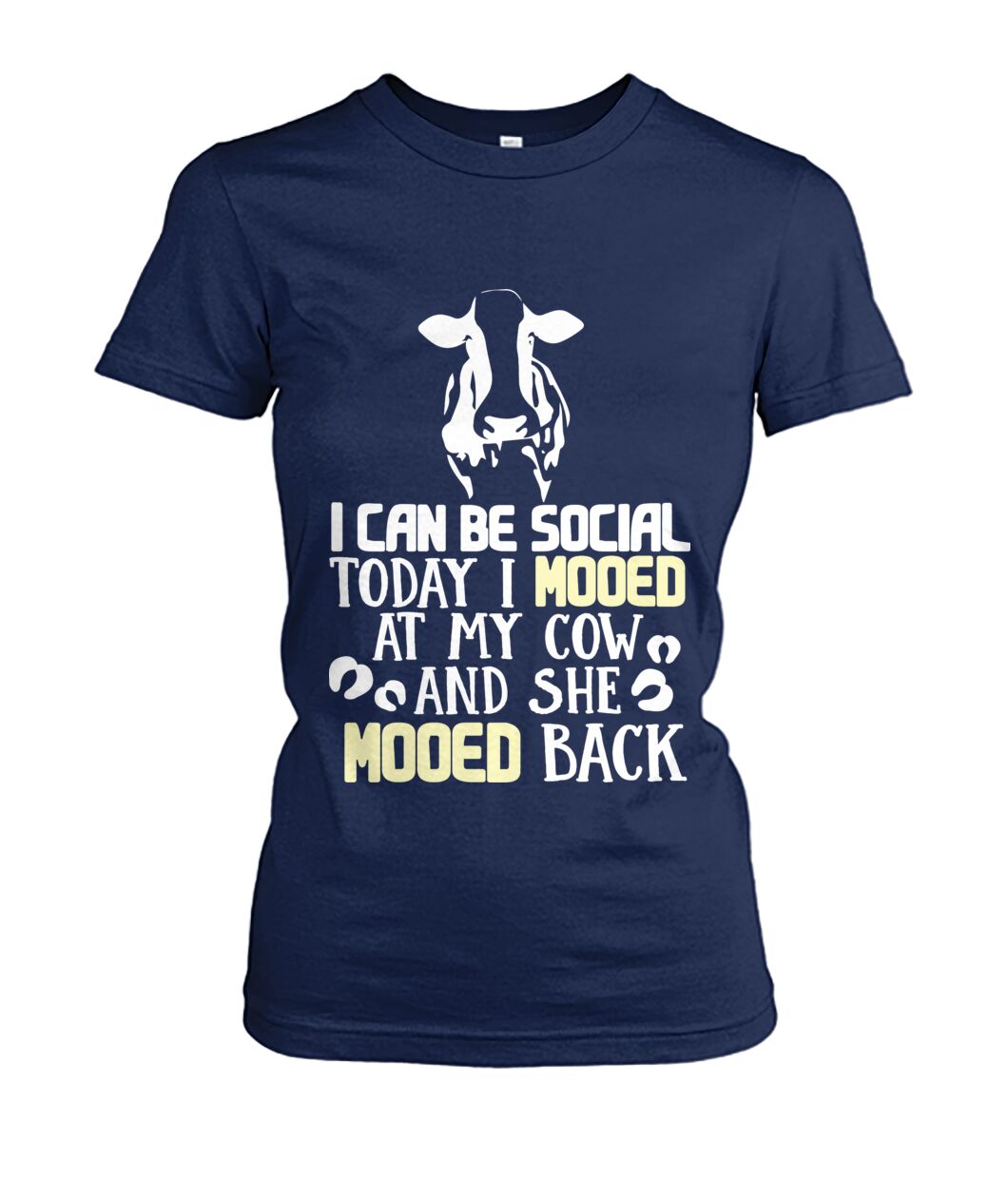 i can be social today i mooed  - Men's and Women's t-shirt , Vneck, Hoodies - myfunfarm - clothing acceessories shoes for cow lovers, pig, horse, cat, sheep, dog, chicken, goat farmer