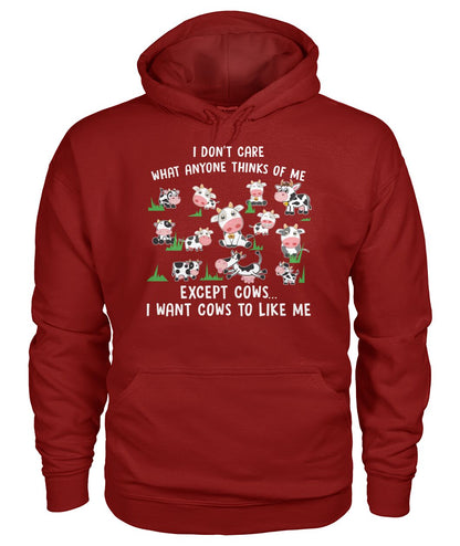 i don't care what anyone thinks - Men's and Women's t-shirt , Vneck, Hoodies - myfunfarm - clothing acceessories shoes for cow lovers, pig, horse, cat, sheep, dog, chicken, goat farmer
