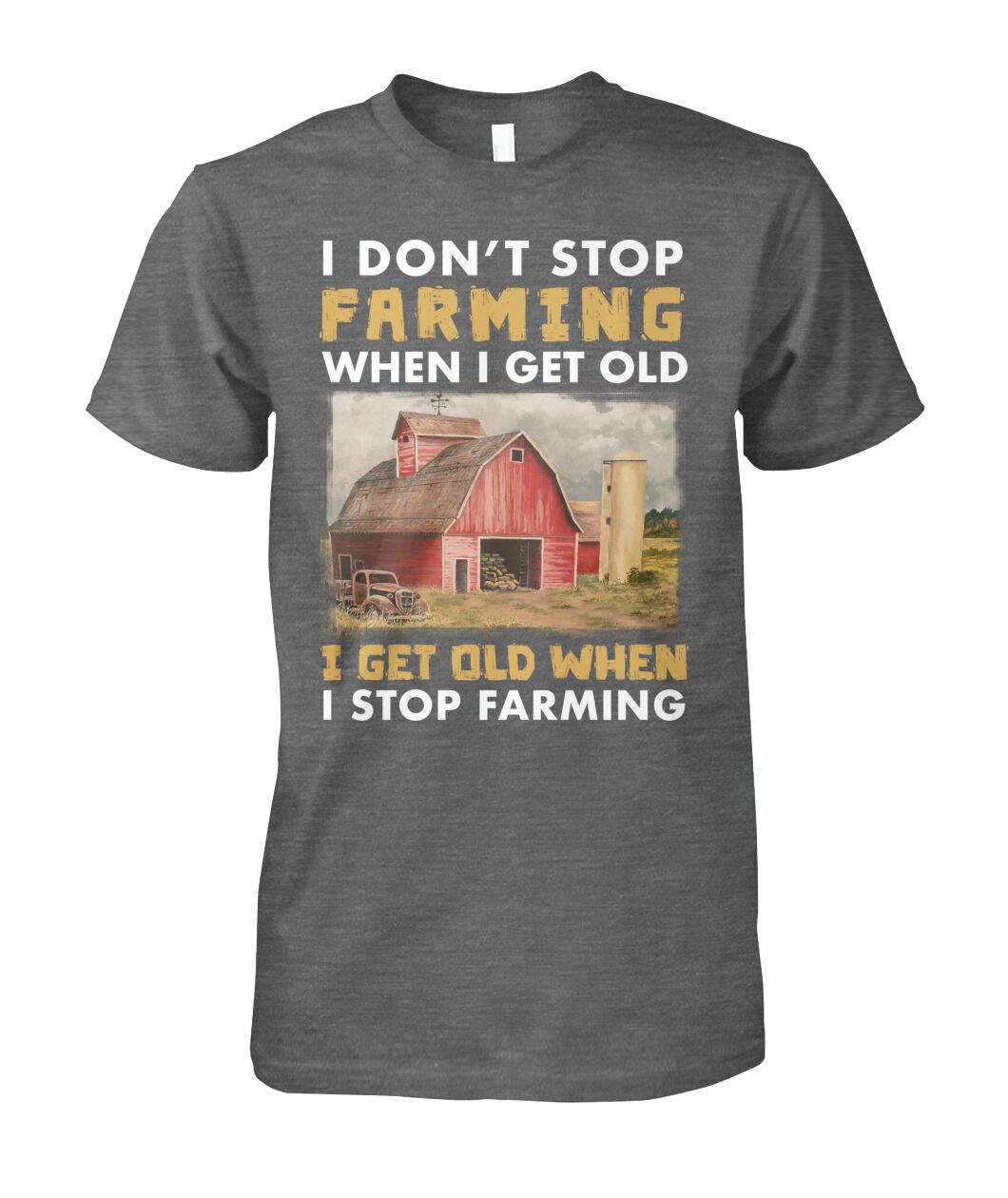 I don't stop farming - unisex  t-shirt , Hoodies - myfunfarm