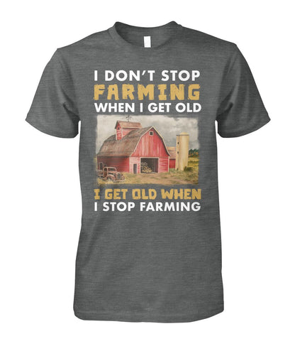 I don't stop farming - unisex  t-shirt , Hoodies - myfunfarm