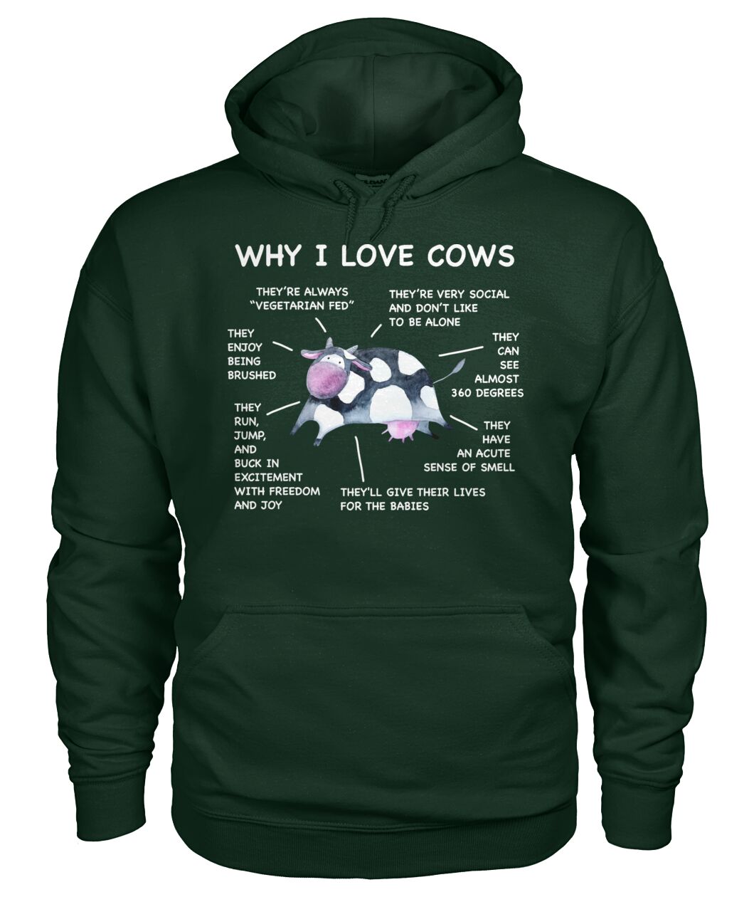 Why i love cows - funny design unisex  t-shirt , Hoodies
