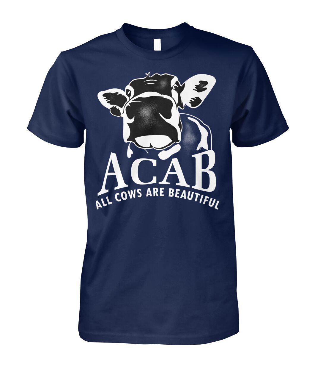 ACAB funny cow  - Men's and Women's t-shirt , Vneck, Hoodies - myfunfarm - clothing acceessories shoes for cow lovers, pig, horse, cat, sheep, dog, chicken, goat farmer