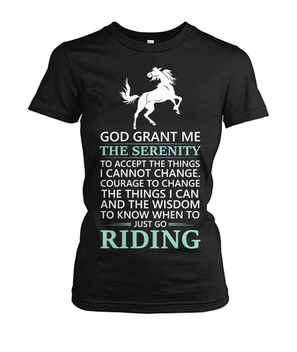 Just go ridding  - Men's and Women's t-shirt , Vneck, Hoodies - myfunfarm - clothing acceessories shoes for cow lovers, pig, horse, cat, sheep, dog, chicken, goat farmer