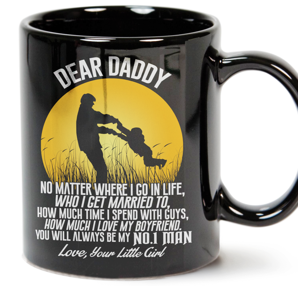 Dear Daddy - ceramic Coffee Mugs