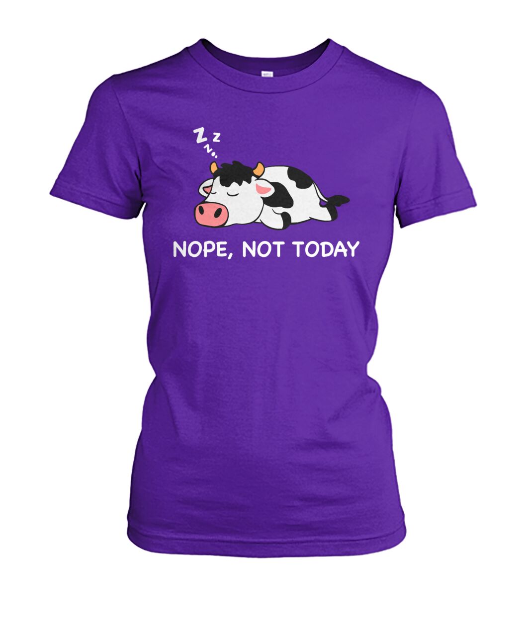 Nope not today - funny cow dessign  unisex  t-shirt , Hoodies - myfunfarm