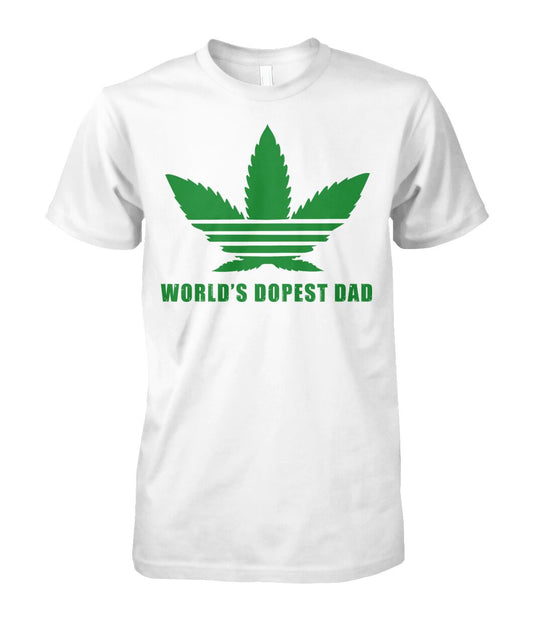 Worlds dopest dad  - Men's and Women's t-shirt , Vneck, Hoodies - myfunfarm - clothing acceessories shoes for cow lovers, pig, horse, cat, sheep, dog, chicken, goat farmer