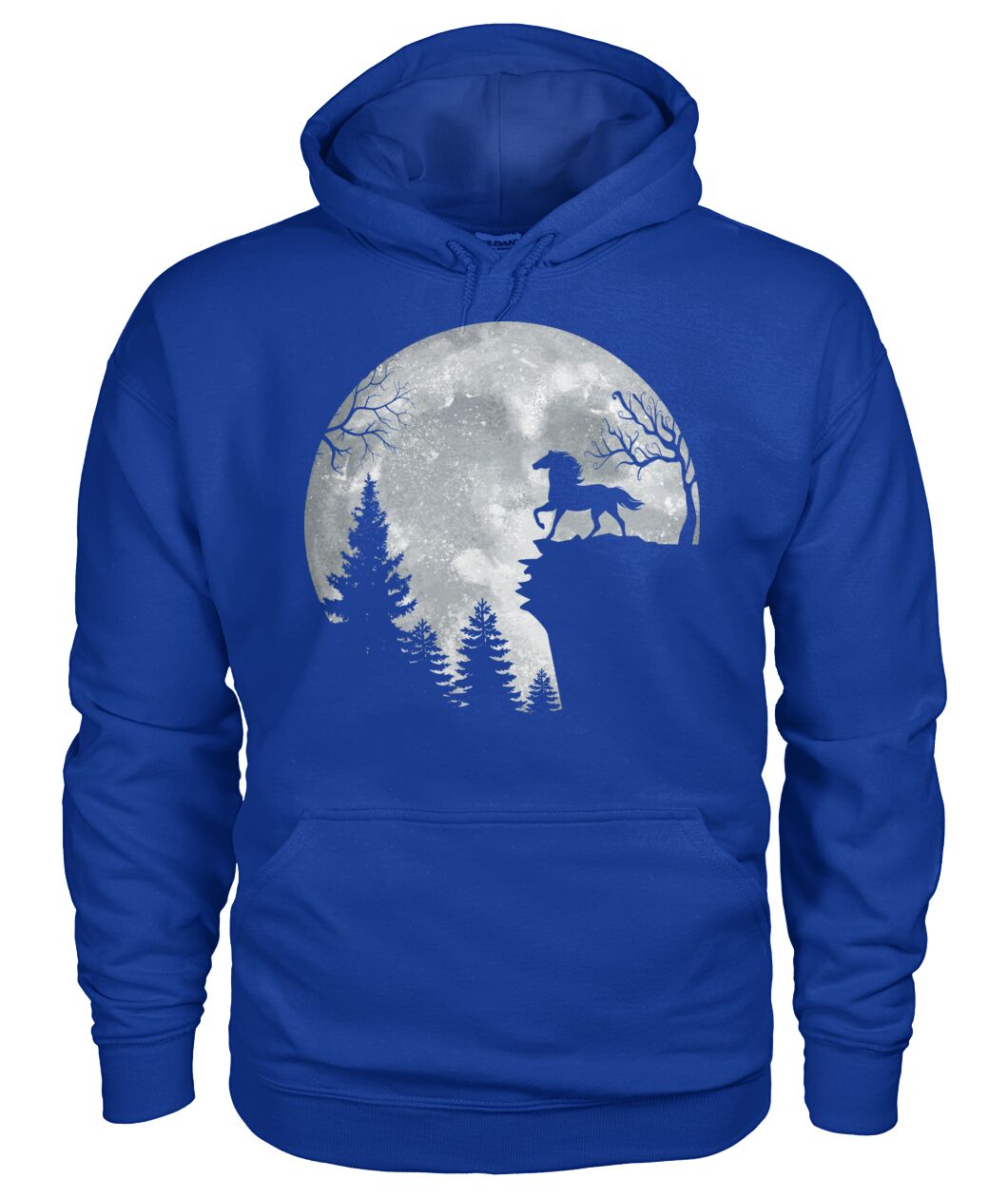 Horse in the Moon - Halloween unisex  t-shirt , Hoodies