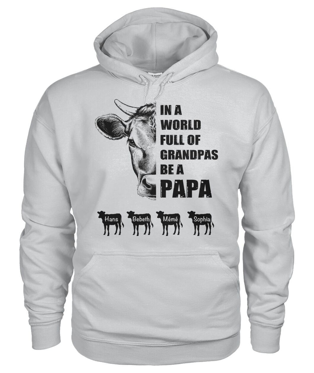 In a world full of Grandpas be a papa - funny design unisex  t-shirt , Hoodies