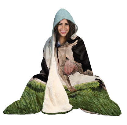 Cute Cow - Hooded Blanket - Cow Lovers