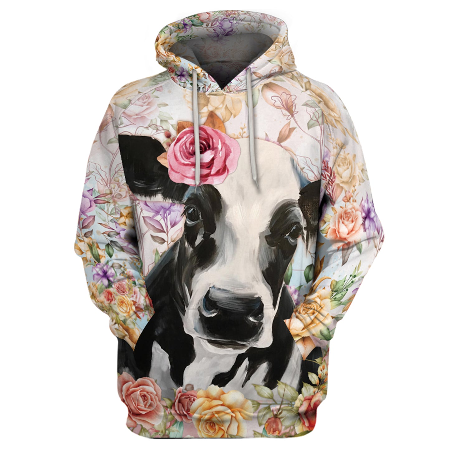 COW and FLOWER 02 3d Print - myfunfarm
