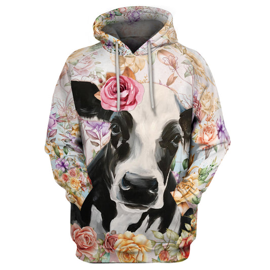 COW and FLOWER 02 3d Print - myfunfarm