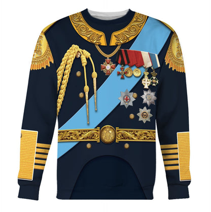 Nicholas II of Russia Tracksuit - Cosplay Historical Costumes - Apparel