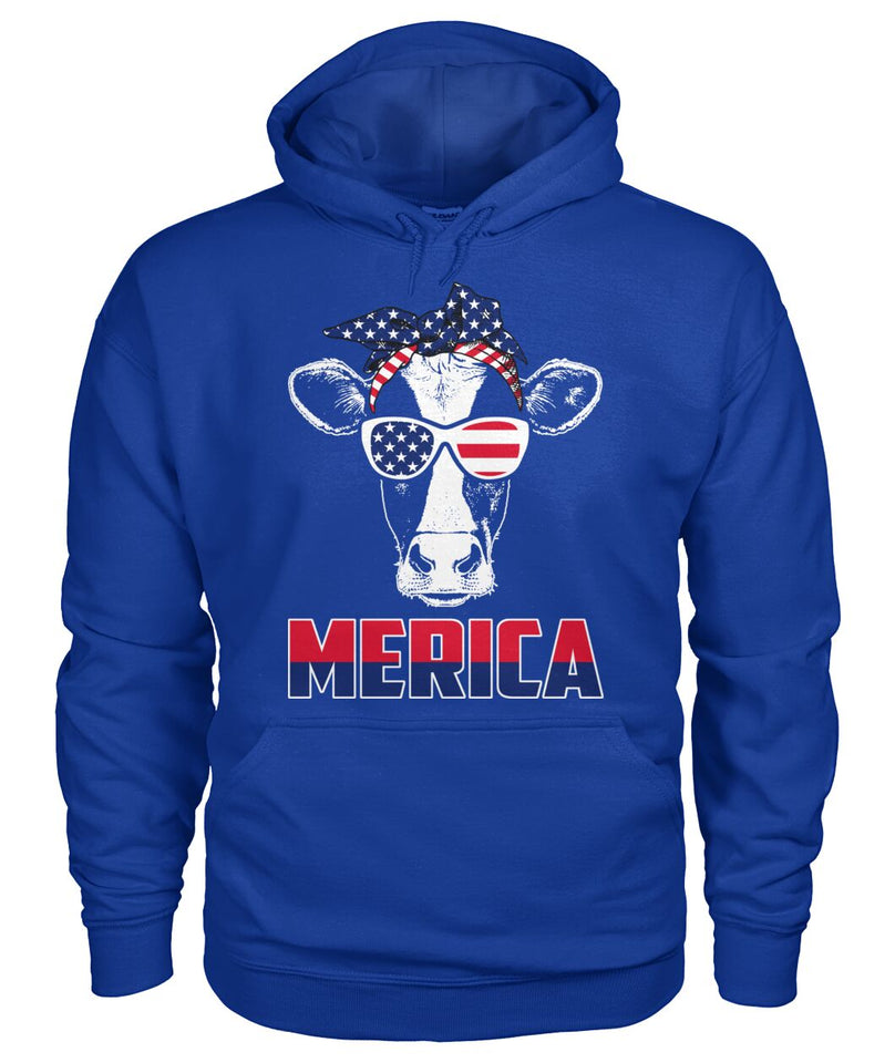 Cow america 4th of July  - Men's and Women's t-shirt , Vneck, Hoodies - myfunfarm - clothing acceessories shoes for cow lovers, pig, horse, cat, sheep, dog, chicken, goat farmer