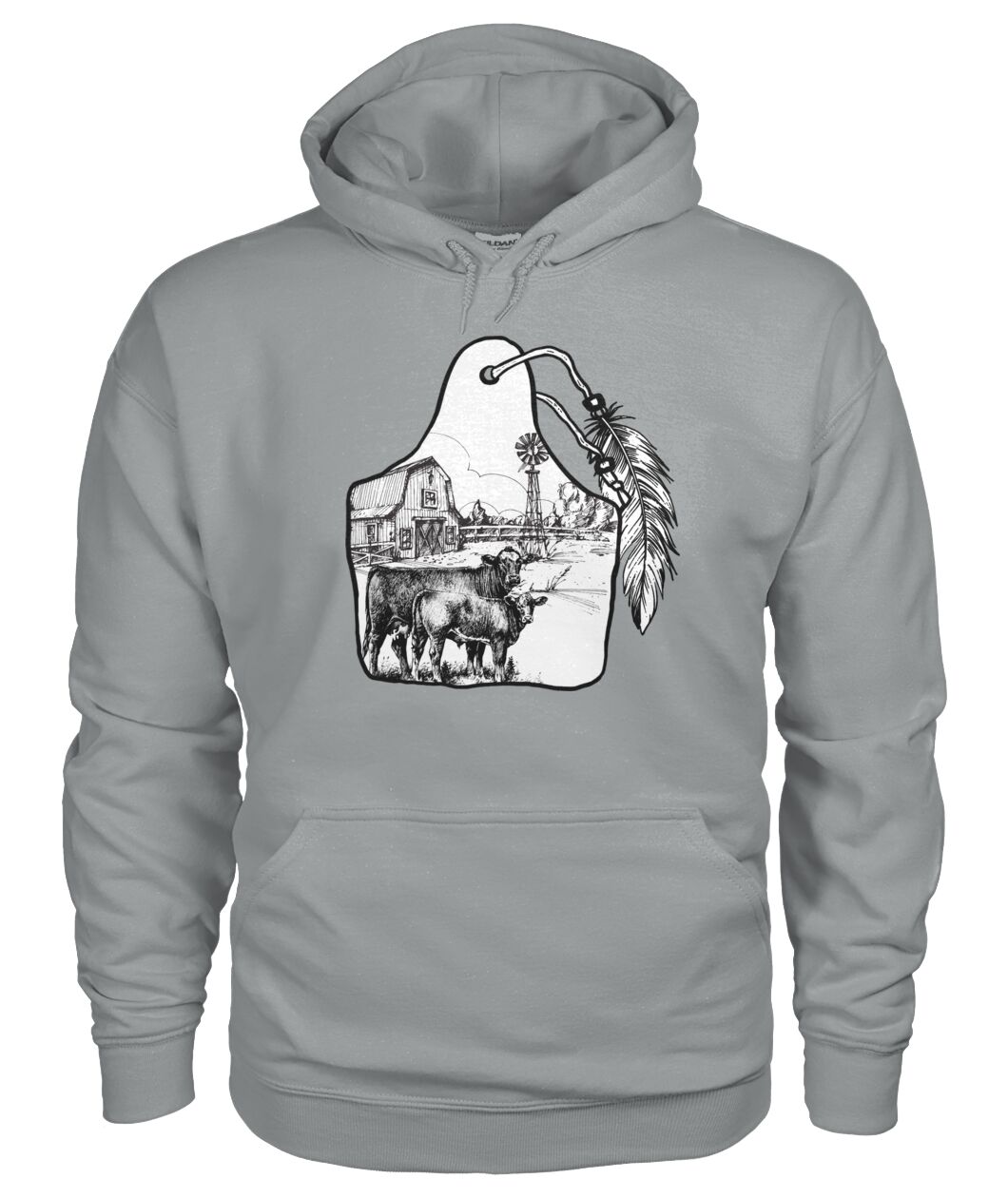 Cattle tag  - design unisex  t-shirt , Hoodies
