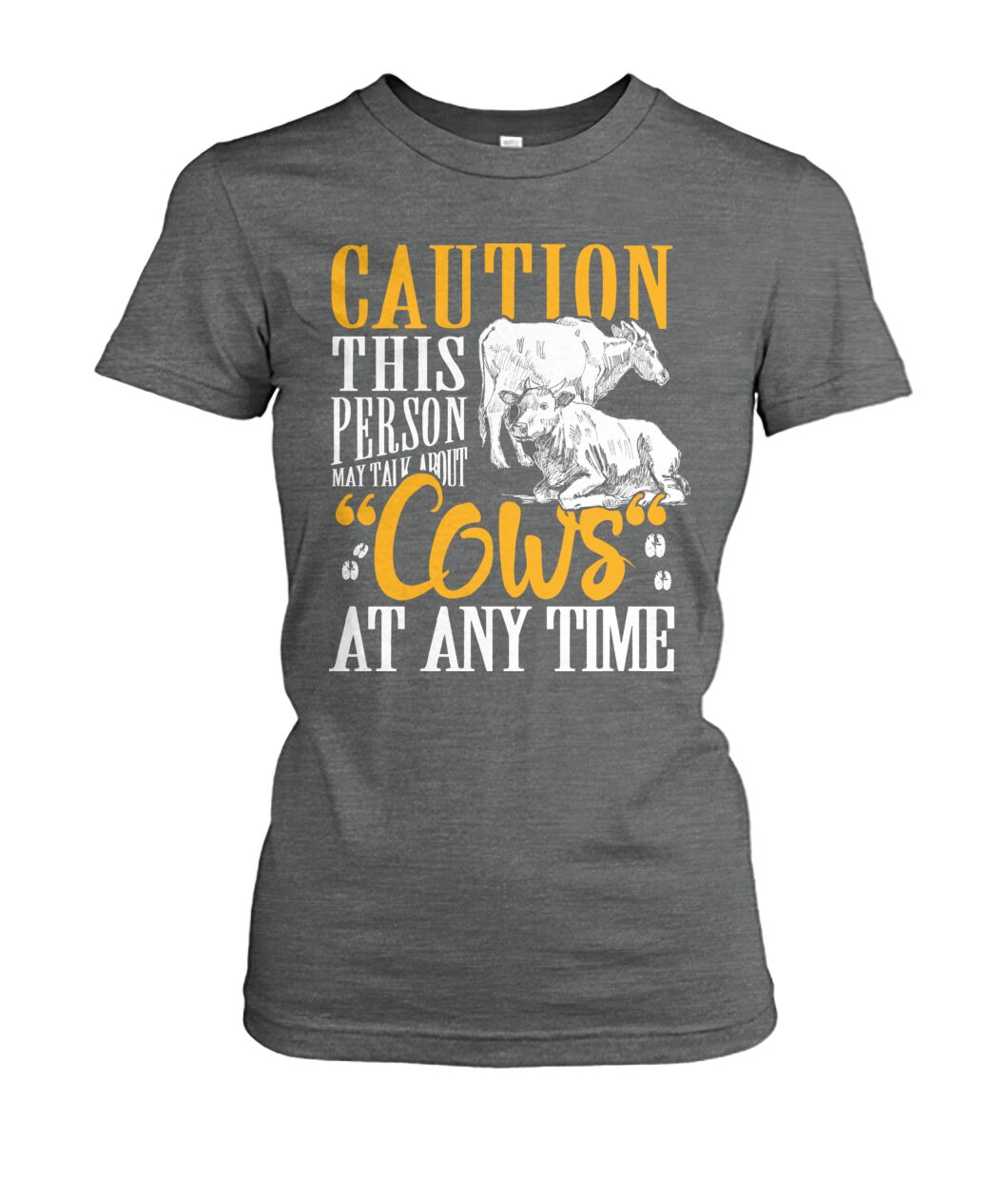 Caution this person may talk about - Men's and Women's t-shirt , Vneck, Hoodies - myfunfarm - clothing acceessories shoes for cow lovers, pig, horse, cat, sheep, dog, chicken, goat farmer