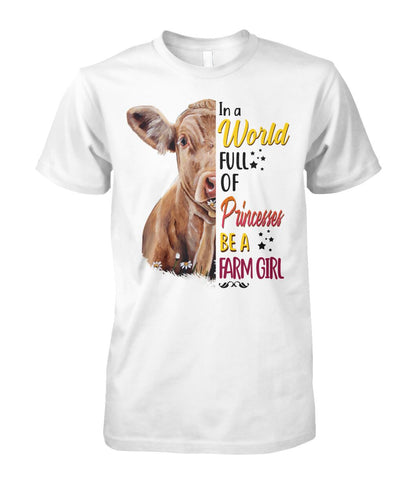 Be a farm girl - Unisex t-shirt , Hoodies - myfunfarm