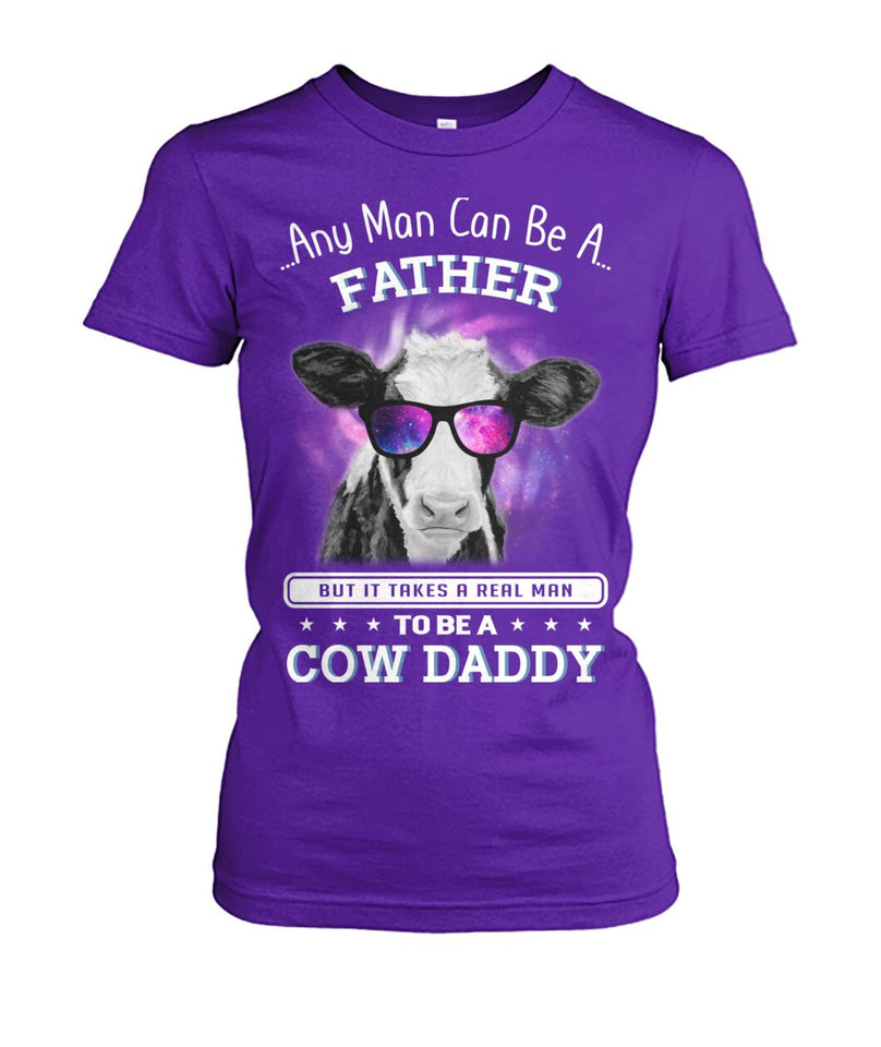 COW DADDY - Men's and Women's t-shirt , Vneck, Hoodies - myfunfarm - clothing acceessories shoes for cow lovers, pig, horse, cat, sheep, dog, chicken, goat farmer
