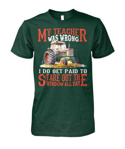 My teacher was wrong - t-shirt and Hoodies - myfunfarm