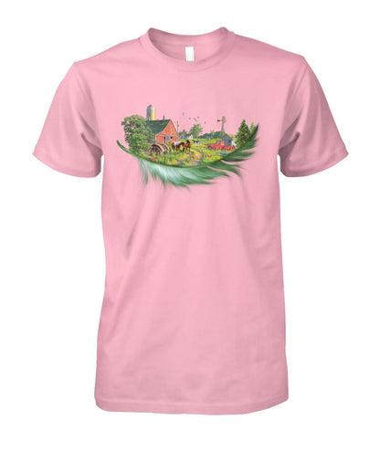 We Love Farm Life - funny design unisex  t-shirt , Hoodies