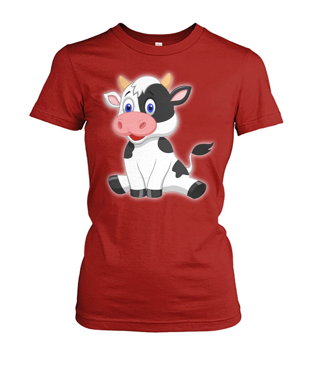 Cute cow  - Men's and Women's t-shirt , Vneck, Hoodies - myfunfarm - clothing acceessories shoes for cow lovers, pig, horse, cat, sheep, dog, chicken, goat farmer