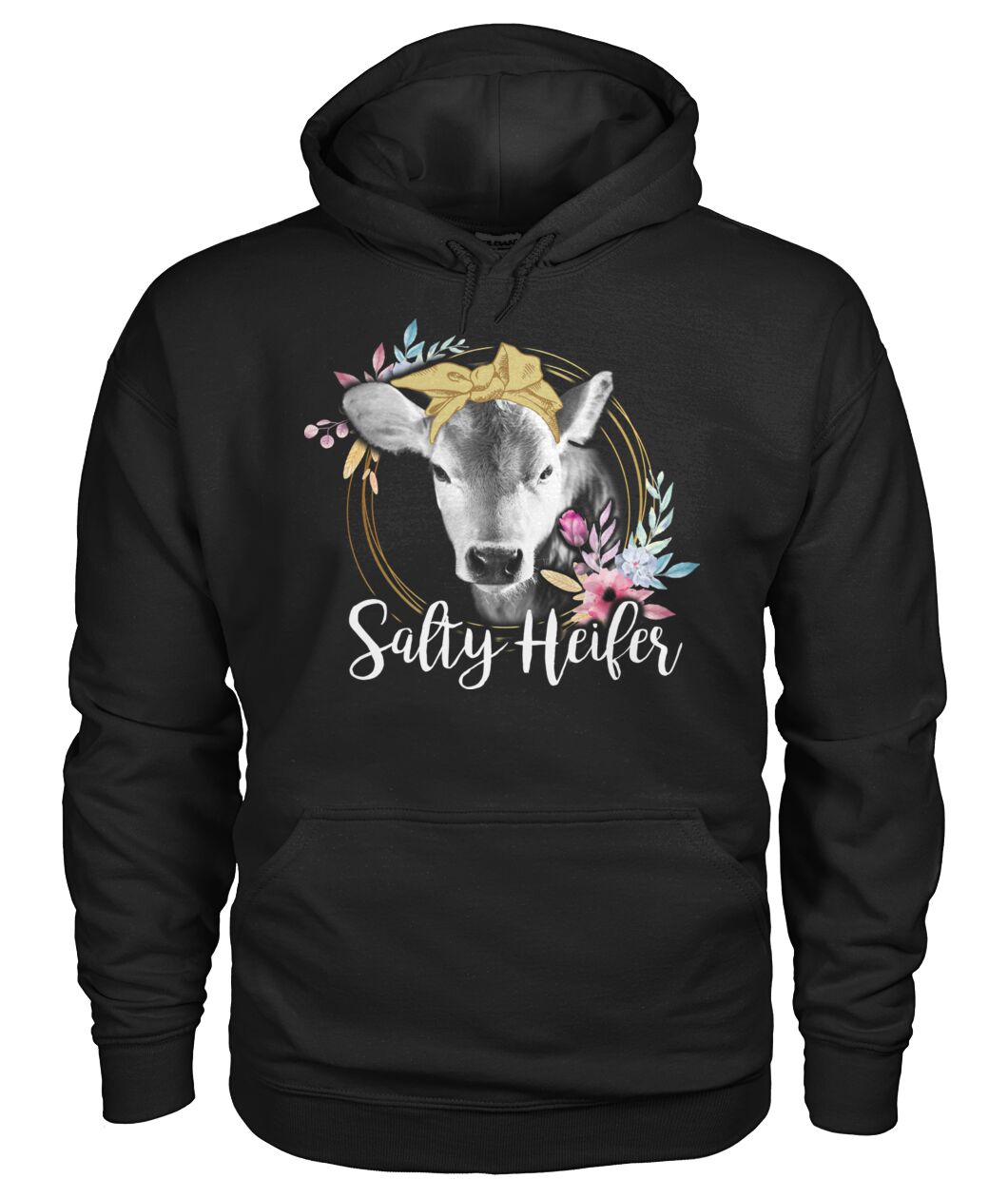 Salty heifer  - Men's and Women's t-shirt , Vneck, Hoodies - myfunfarm - clothing acceessories shoes for cow lovers, pig, horse, cat, sheep, dog, chicken, goat farmer
