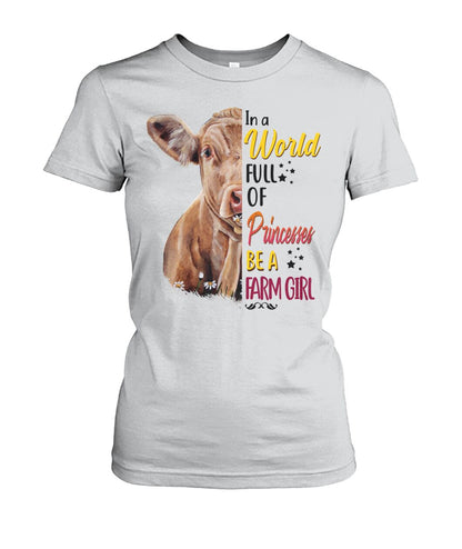 Be a farm girl - Unisex t-shirt , Hoodies - myfunfarm