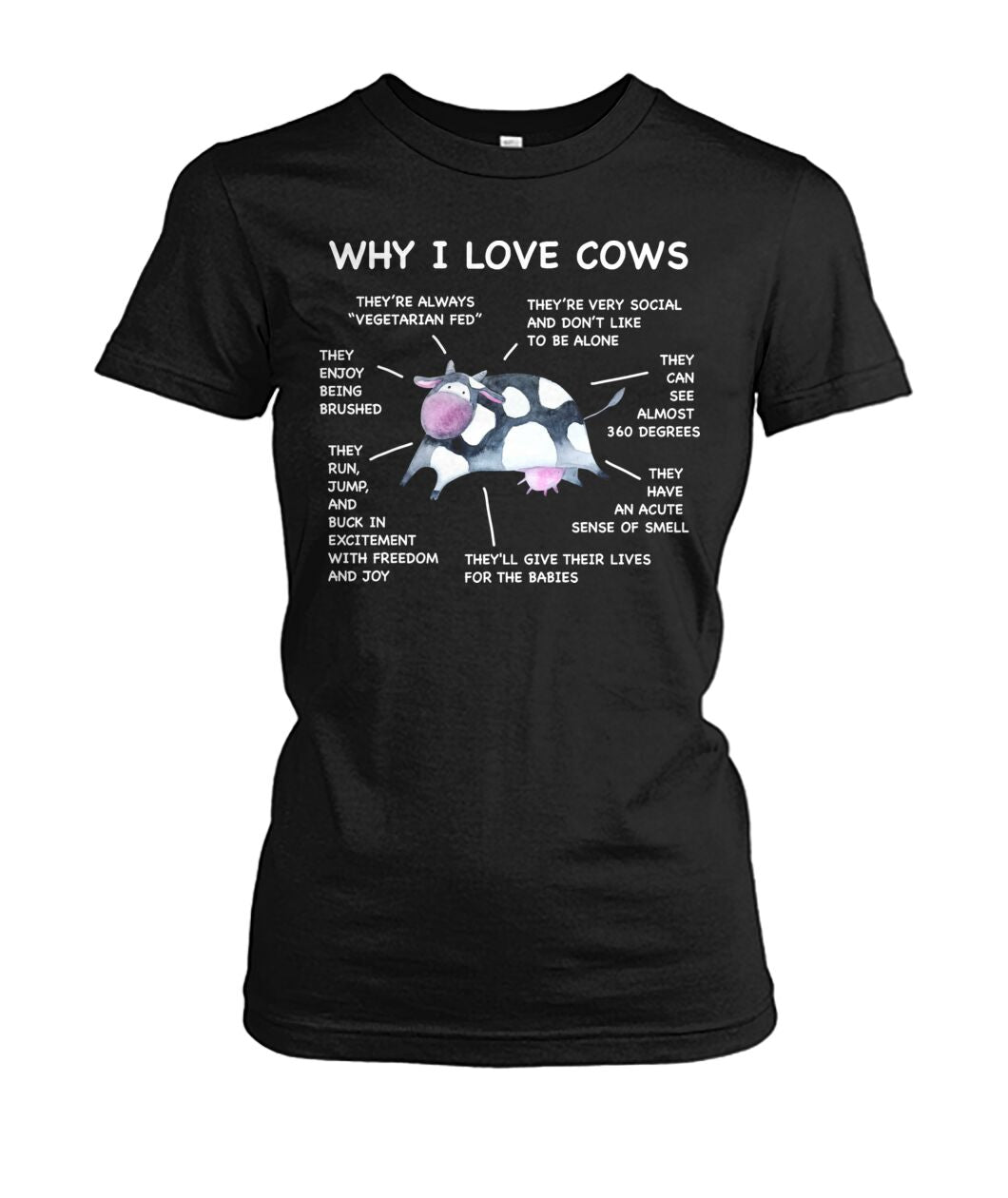 Why i love cows - funny design unisex  t-shirt , Hoodies