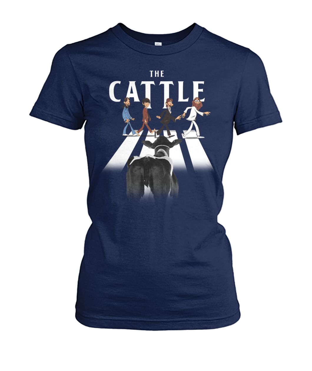 The Cattle and The Beatles   - Men's and Women's t-shirt , Hoodies - myfunfarm
