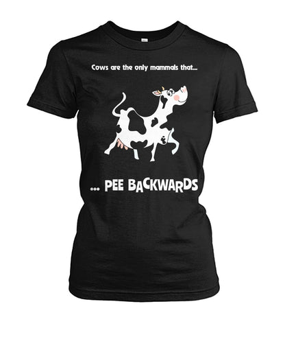 Cows are theonly mammals that..  - Men's and Women's t-shirt , Vneck, Hoodies - myfunfarm - clothing acceessories shoes for cow lovers, pig, horse, cat, sheep, dog, chicken, goat farmer