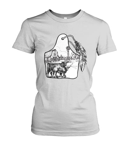 Cattle tag  - design unisex  t-shirt , Hoodies