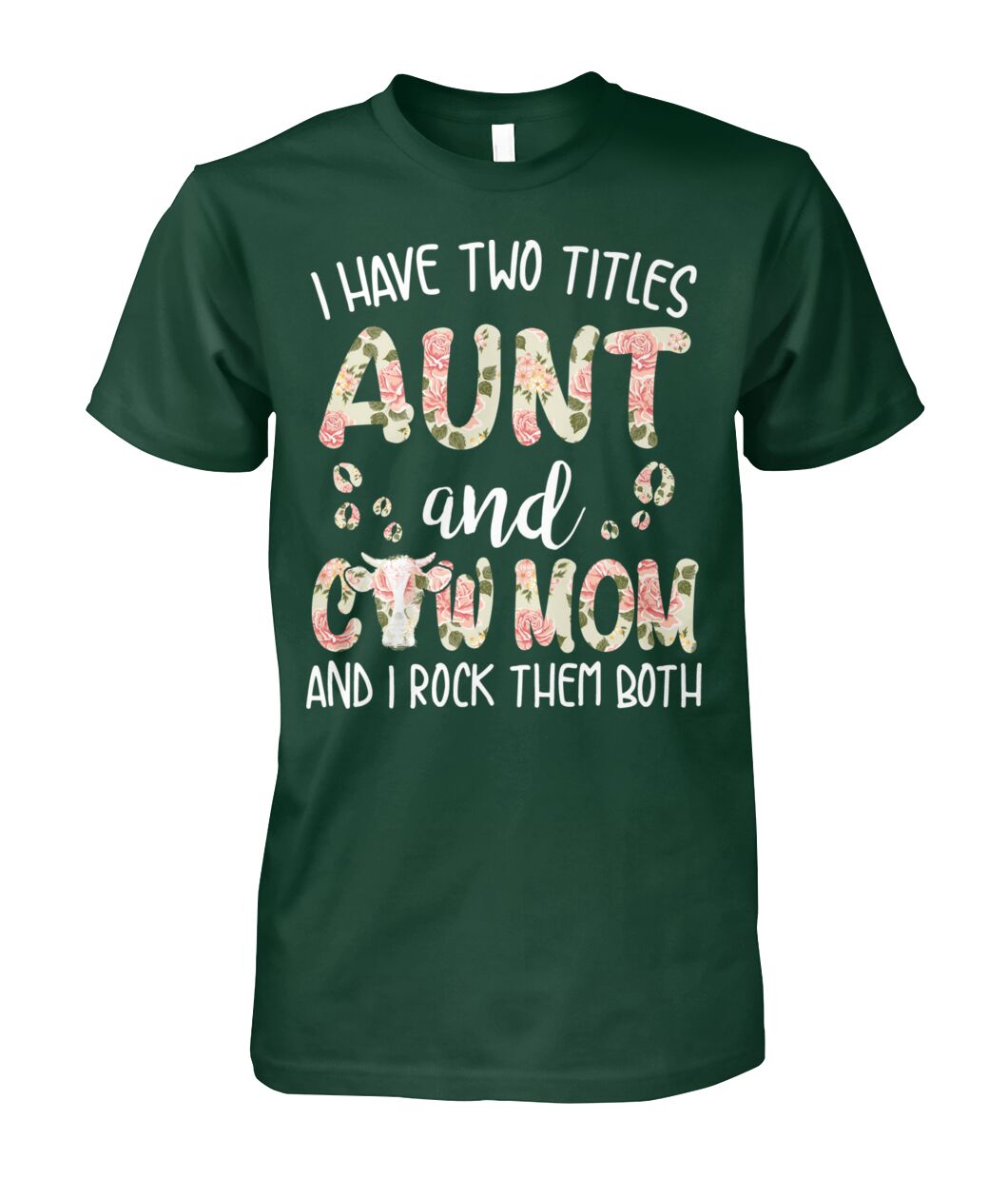 Aunt and cow mom - Men's and Women's t-shirt , Vneck, Hoodies - myfunfarm - clothing acceessories shoes for cow lovers, pig, horse, cat, sheep, dog, chicken, goat farmer