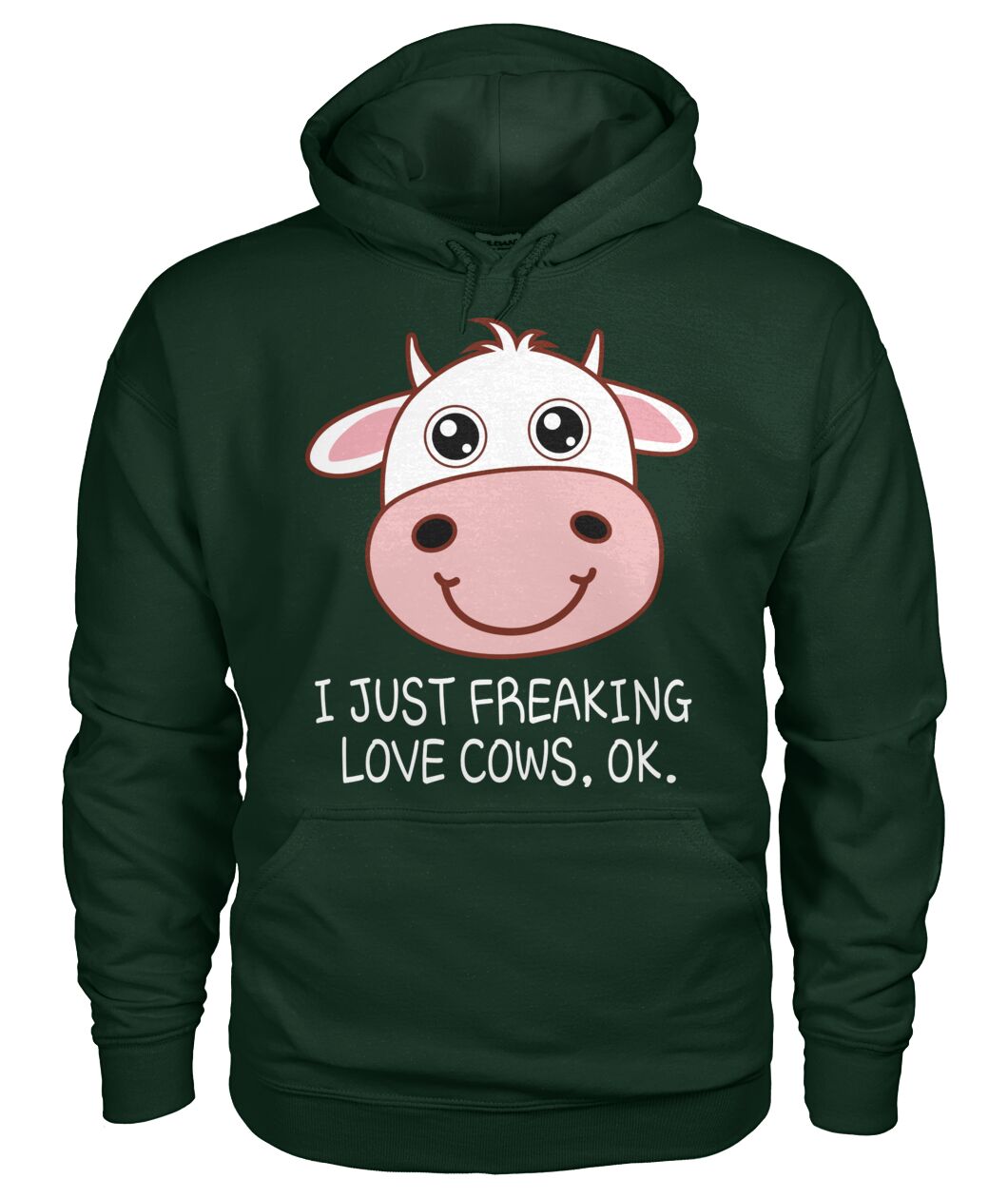 I just freaking love cow , ok - Men's and Women's t-shirt , Vneck, Hoodies - myfunfarm - clothing acceessories shoes for cow lovers, pig, horse, cat, sheep, dog, chicken, goat farmer