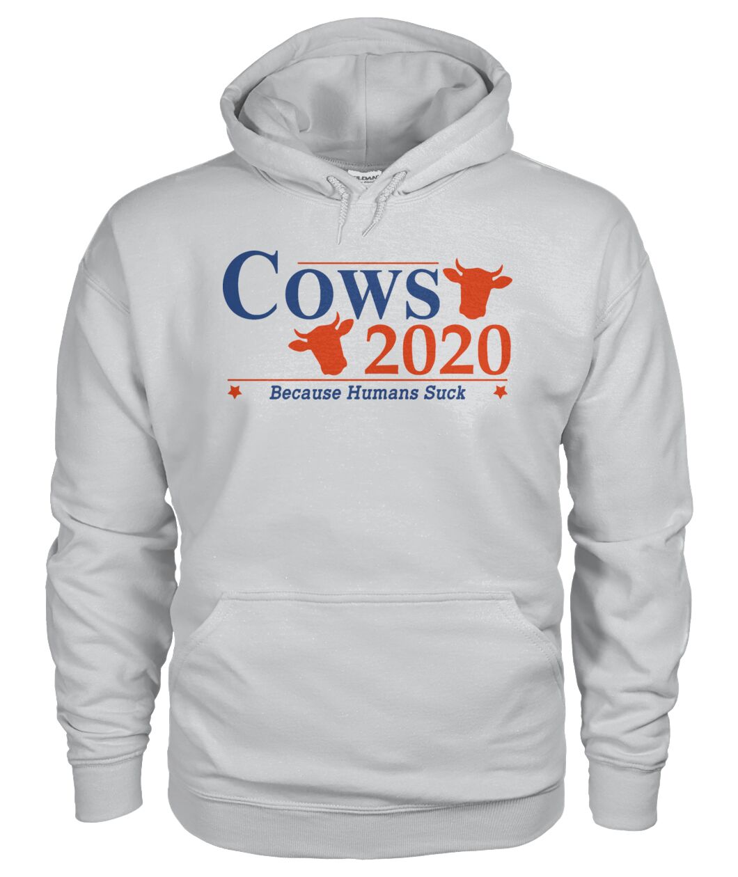 Cows 2020 because humans suck  - Men's and Women's t-shirt , Hoodies - myfunfarm