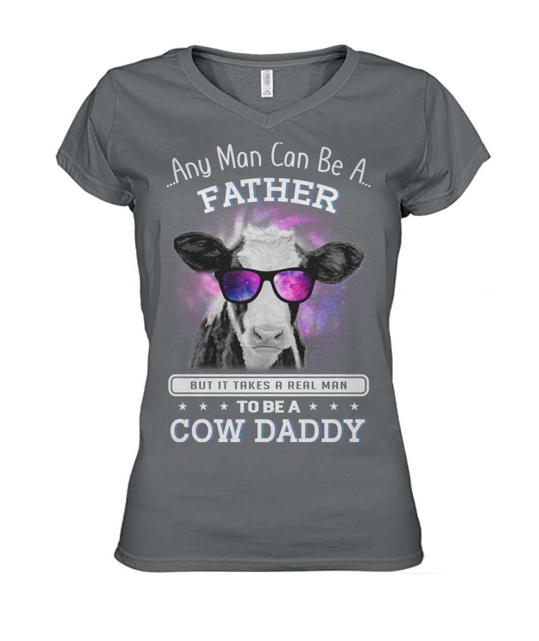 COW DADDY - Men's and Women's t-shirt , Vneck, Hoodies - myfunfarm - clothing acceessories shoes for cow lovers, pig, horse, cat, sheep, dog, chicken, goat farmer