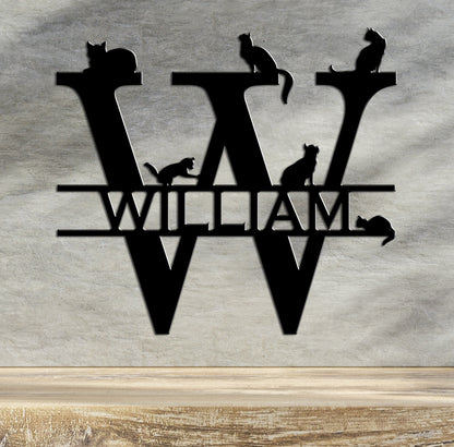 Custom name Alphabet Letters sign - Metal & Wooden