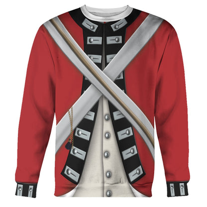 British Army Red Coat Tracksuit - Cosplay Historical Costumes - Apparel - myfunfarm