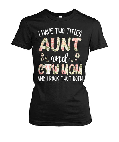 Aunt and cow mom - Men's and Women's t-shirt , Vneck, Hoodies - myfunfarm - clothing acceessories shoes for cow lovers, pig, horse, cat, sheep, dog, chicken, goat farmer